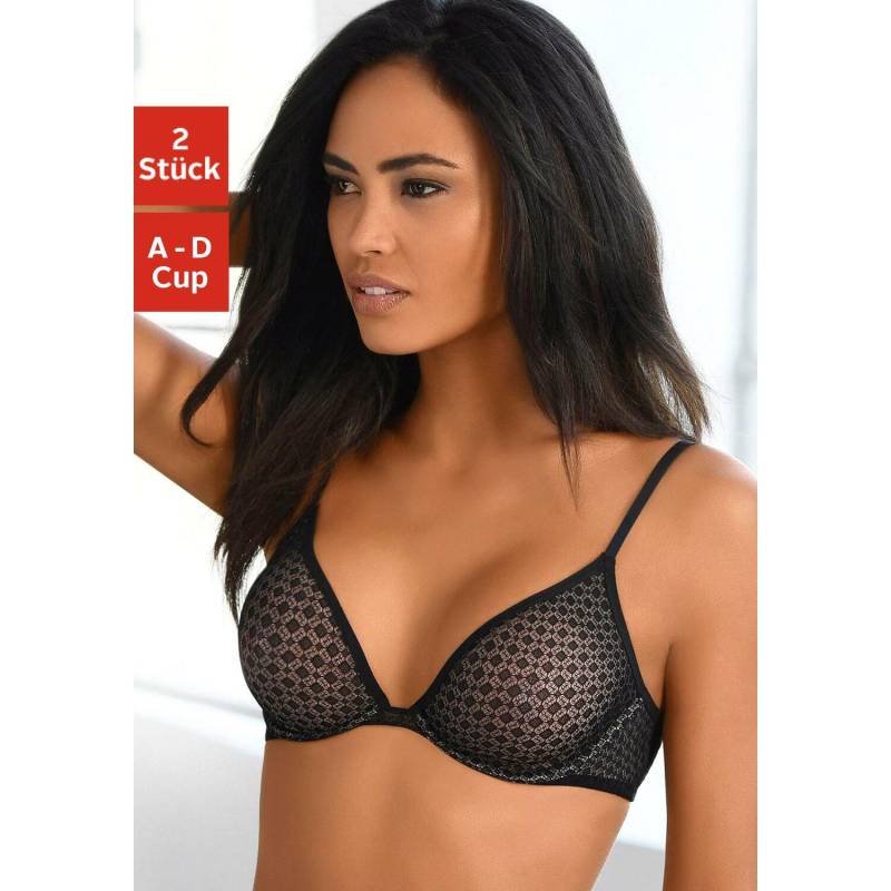 PETITE FLEUR T-Shirt-BH Damen schwarz+weiß Gr.75C PETITE FLEUR T-Shirt-BH Damen schwarz+weiß Gr.75C von PETITE FLEUR