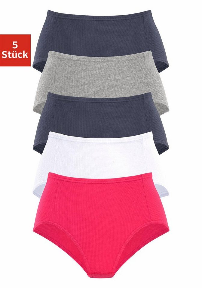 petite fleur Taillenslip (5er-Pack) aus weicher Pikee-Qualität von petite fleur