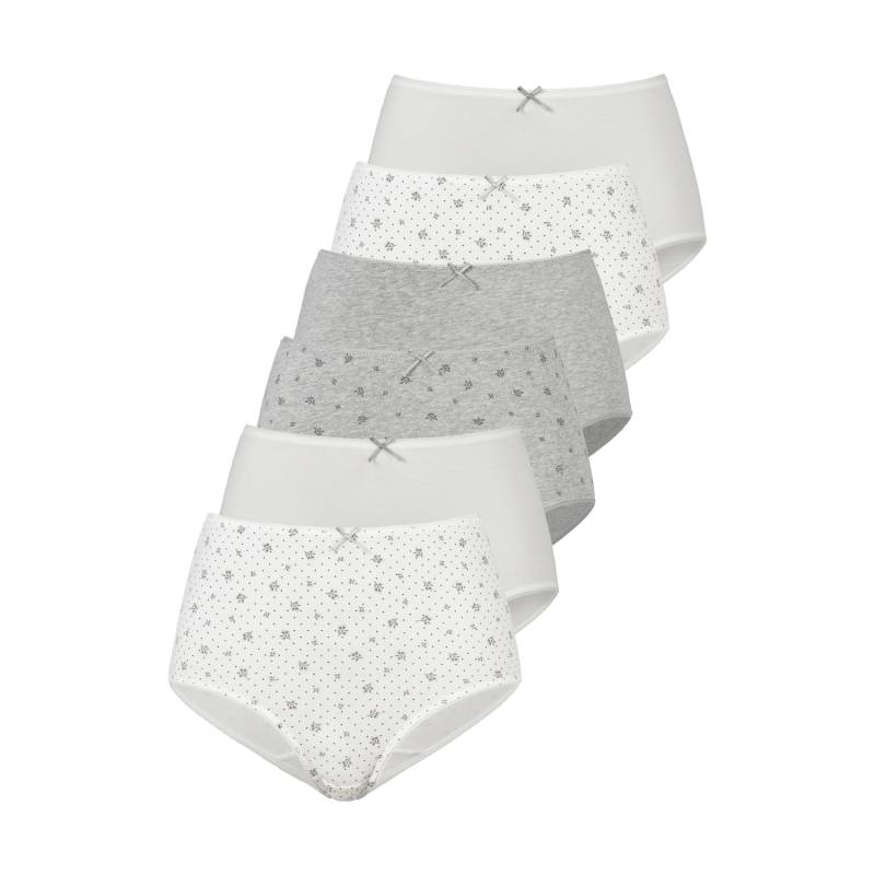 PETITE FLEUR Taillenslip Damen grau, creme Gr.32/34 von PETITE FLEUR