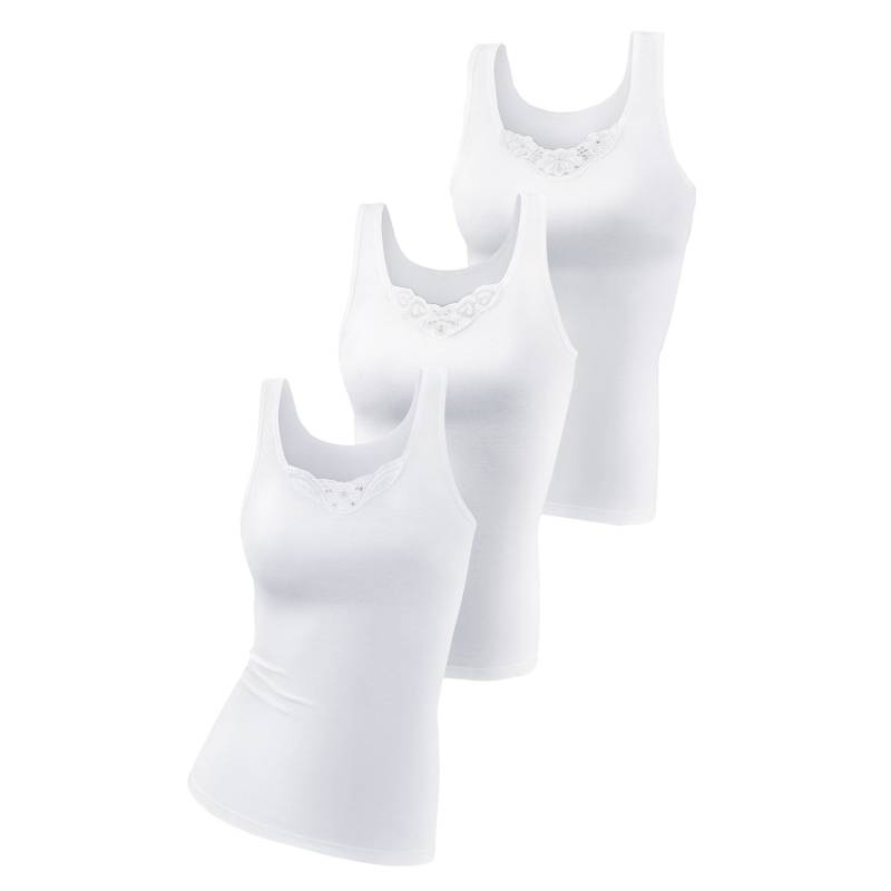 PETITE FLEUR Unterhemd Damen weiß Gr.36 von PETITE FLEUR