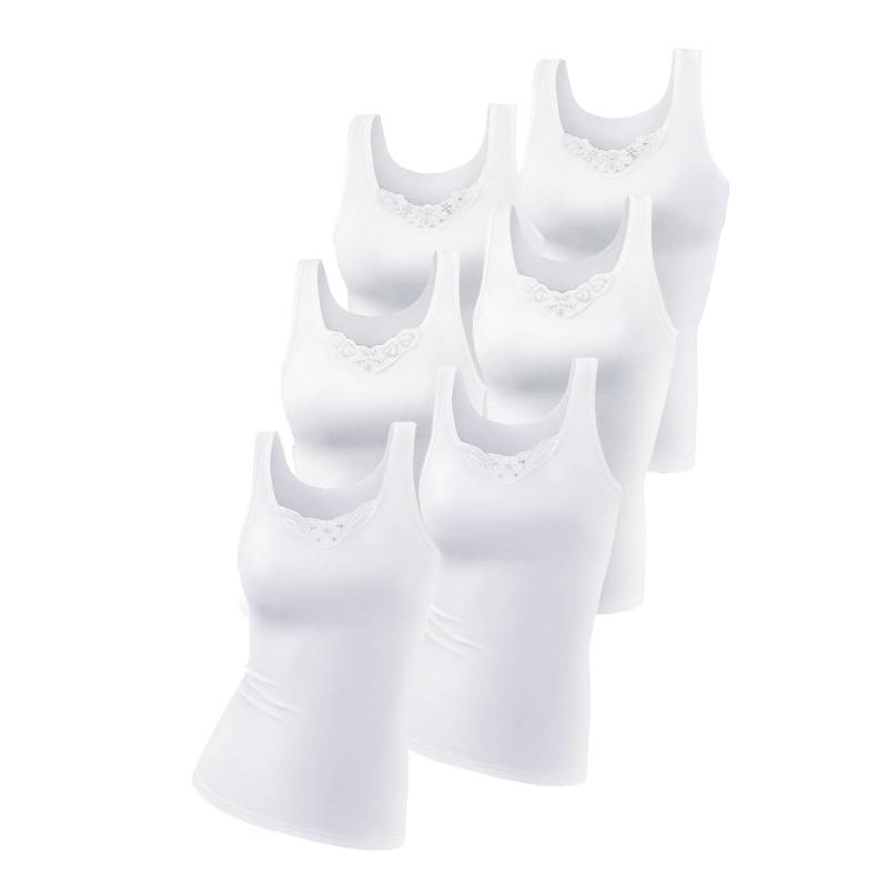 PETITE FLEUR Unterhemd Damen weiß Gr.46 von PETITE FLEUR