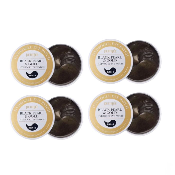 PETITFEE - Black Pearl & Gold Hydrogel Eye Patch - 60pcs (4ea) Set von PETITFEE