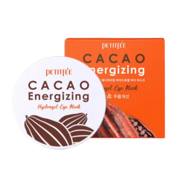 PETITFEE - CACAO Energizing Hydrogel Eye Mask - 84g (60stücke/30paar) von PETITFEE