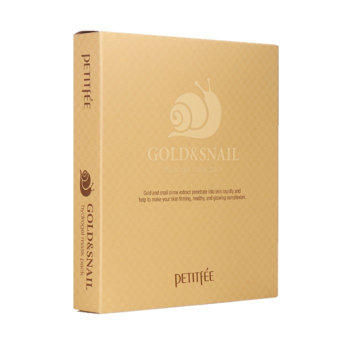PETITFEE - Hydrogel Mask Pack #Gold & Snail - 5stücke von PETITFEE