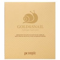 PETITFEE - Masken-Pads Gold & Snail Hydrogel Mask Pack 5 Stk. von PETITFEE