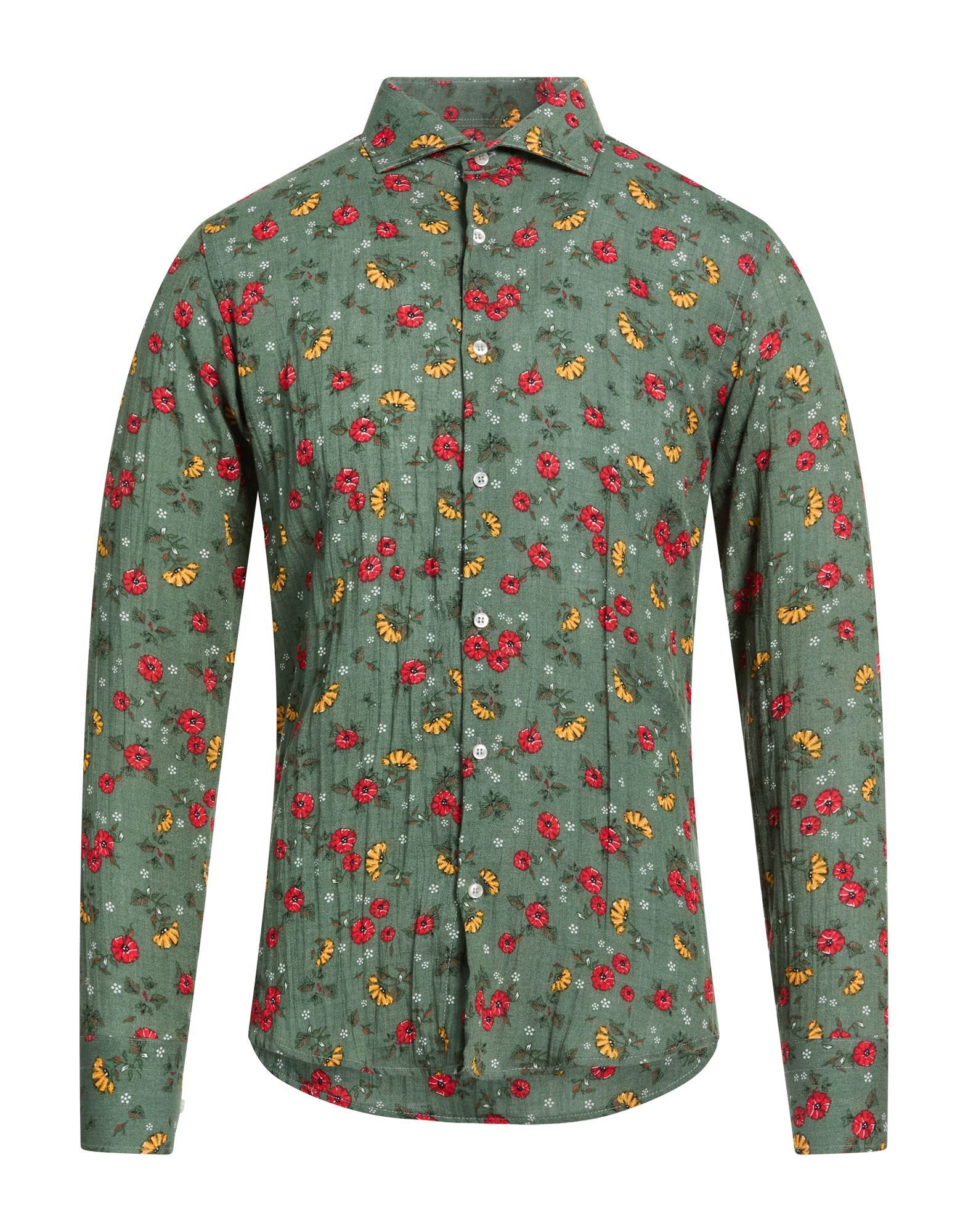 PETRO' SARTORIA ITALIANA Hemd Herren Militärgrün von PETRO' SARTORIA ITALIANA