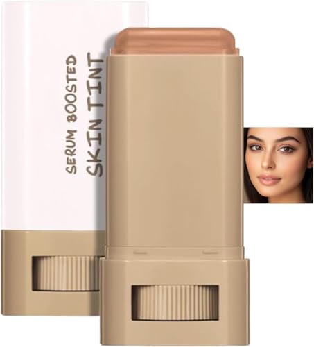 PETSBURG Skin Tint, Serum Boosted Hydration Beauty Balm,Foundation Stick Beauty Balm Boosted Skin Tint, Foundation Face Stick for Women,24HR Natural Glow & Brightening (06#) von PETSBURG