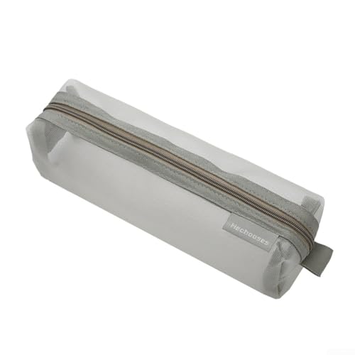 PETSTIBLE Mehrzweck-Stifttasche aus Nylon-Netz, ideal für die Organisation von Schreibwaren, Make-up oder kleinen Accessoires, grün von PETSTIBLE