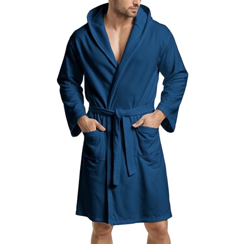 PETTI Artigiani Italiani Unisex Accappatoio Microfibra Bademantel aus Mikrofaser, dunkelblau, 5XL Größen PETTI Artigiani Italiani Unisex Accappatoio Microfibra Bademantel aus Mikrofaser, dunkelblau, 5XL Größen von PETTI Artigiani Italiani