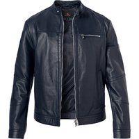 PEUTEREY Herren Bikerjacke blau unifarben von PEUTEREY
