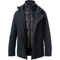 PEUTEREY Herren Jacke blau Mikrofaser unifarben von PEUTEREY