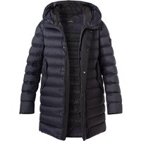 PEUTEREY Herren Daunenparka blau Mikrofaser unifarben von PEUTEREY