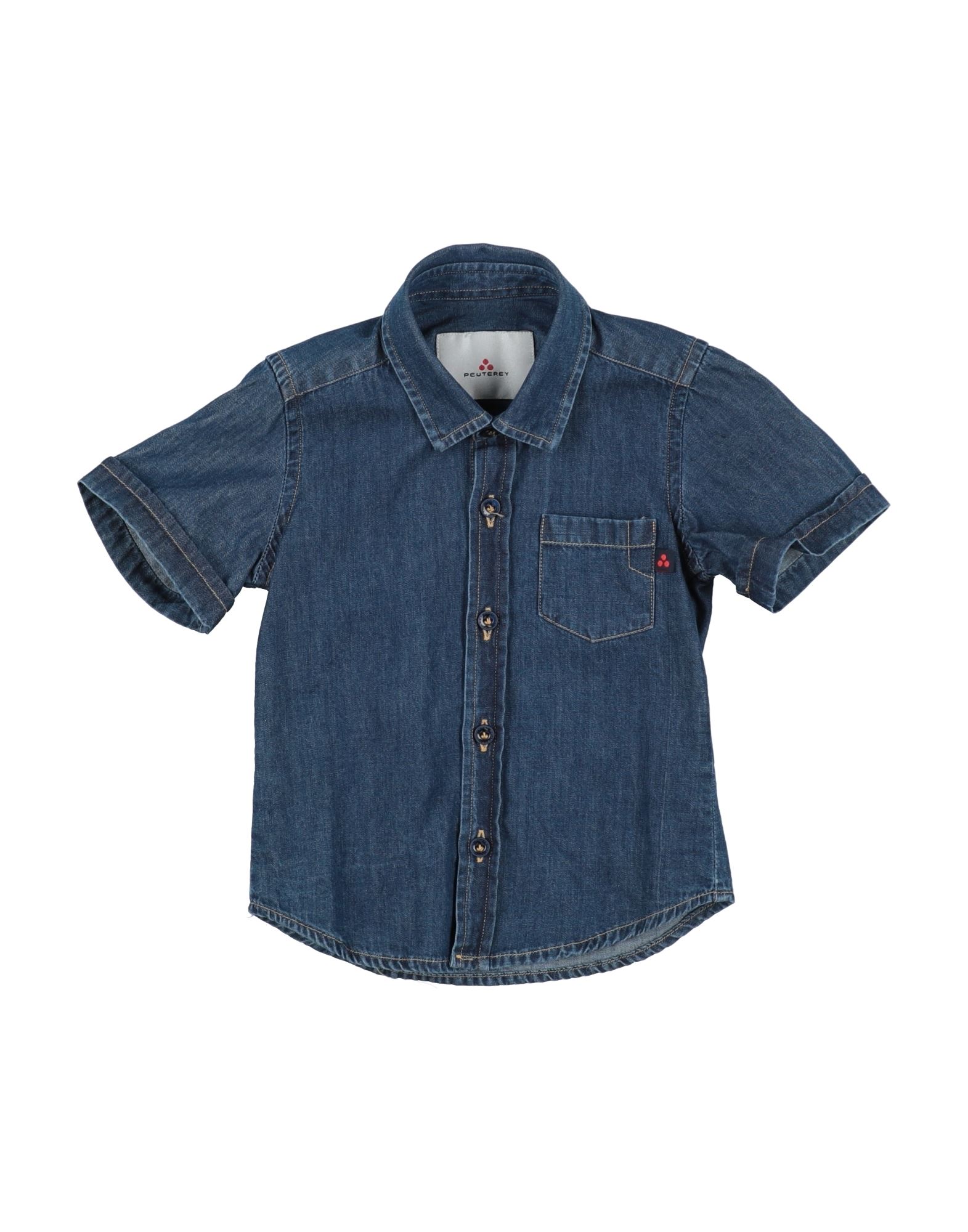 PEUTEREY Jeanshemd Kinder Blau von PEUTEREY