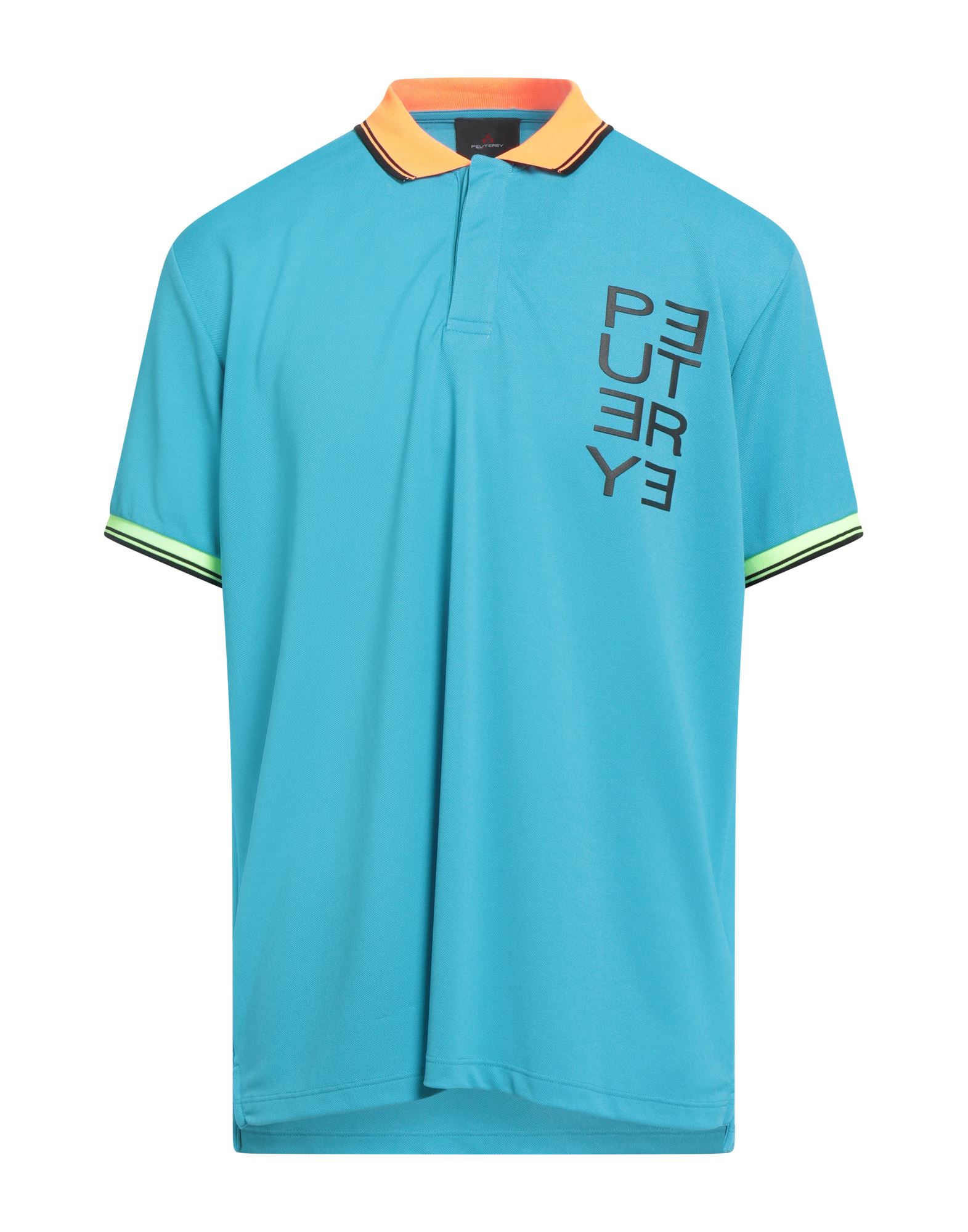 PEUTEREY Poloshirt Herren Azurblau von PEUTEREY