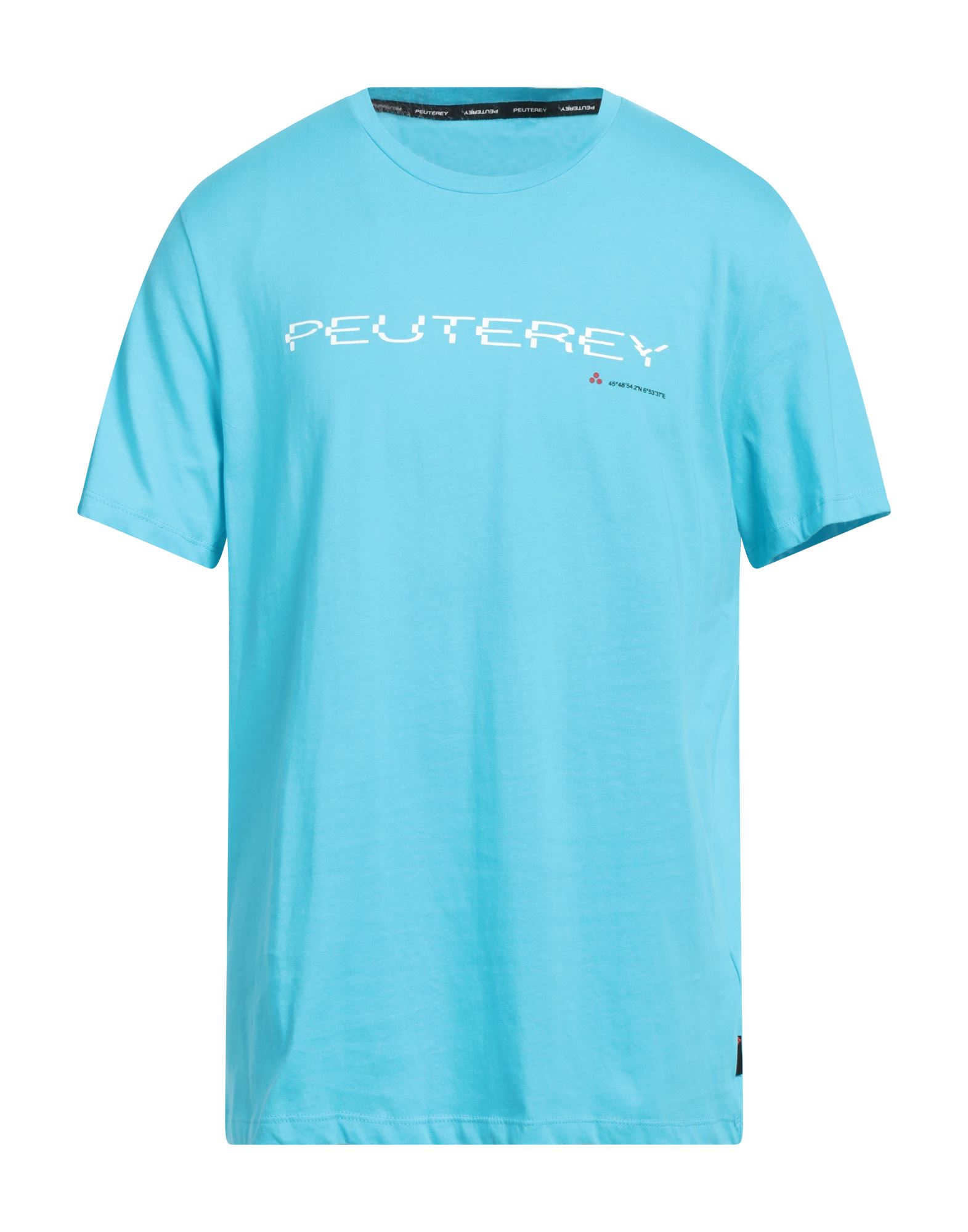 PEUTEREY T-shirts Herren Azurblau von PEUTEREY