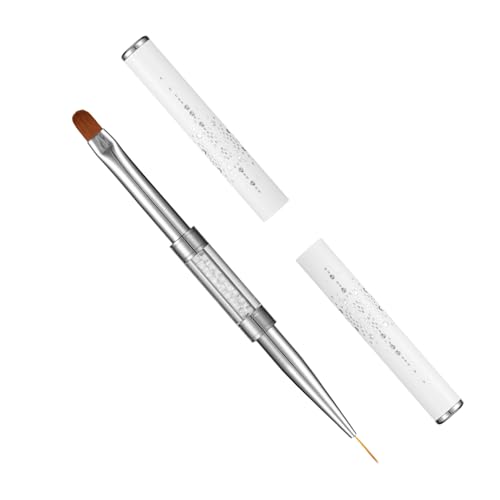 Nageldesignpinsel, Doppelseitig Gel Nagelpinsel French Liner Pinsel Nylonfaser Nageldesign Werkzeuge für Frauen Mädchen Professionelles Nageldesign Nageldesignpinsel, Doppelseitig Gel Nagelpinsel French Liner Pinsel Nylonfaser Nageldesign Werkzeuge für Frauen Mädchen Professionelles Nageldesign von PEUTIER