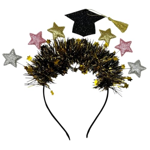 Abschluss-Stirnband für einen professionellen Look, Haarband, Party-Kopfbedeckung, geeignet für Abschlussfeiern von PEVive