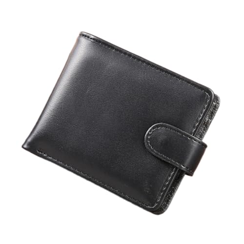 Multi-Slot Vintage Münzgeldbörse Kartenetui Pocket Wallet Holder Fashion Card Cash Holder Card Case Purse Portable, Schwarz von PEVive