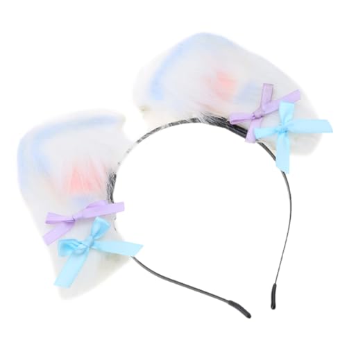 PEVive C0sp1ay Kätzchenohren An1ma1 Ohr Stirnband Cartoon Kätzchen Karneval Party Handgemachte Cartoon Party Kostüm Teufel von PEVive