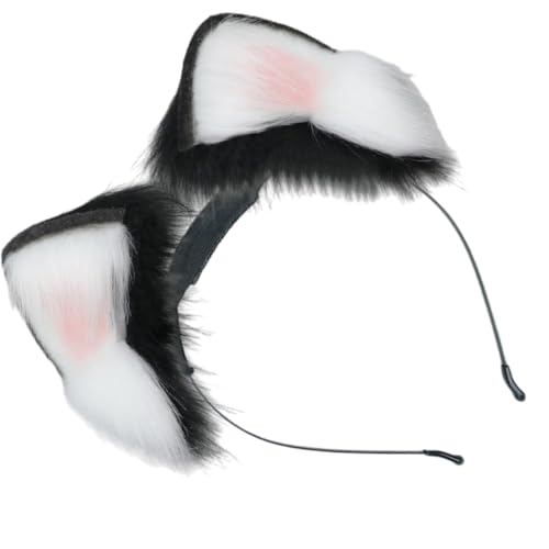 PEVive Einzigartige Ohr-Kopfbedeckung, Plüsch-Haarteile, Kopfbedeckung für Kostüm und C0sp1ay Event von PEVive