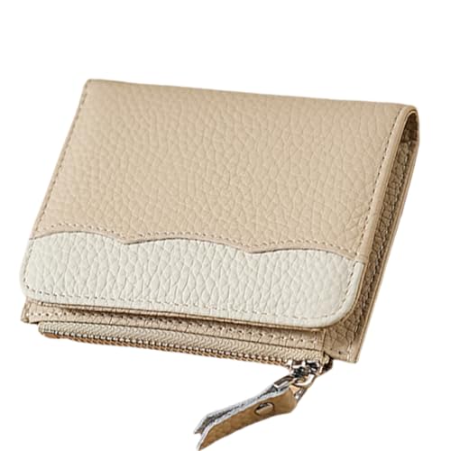 PEVive Elegante Damen Kleine Geldbörse mit Blockierung Tragbare Geldtasche Auffällige PU 1eather Kartenhalter für Frauen, gelb von PEVive