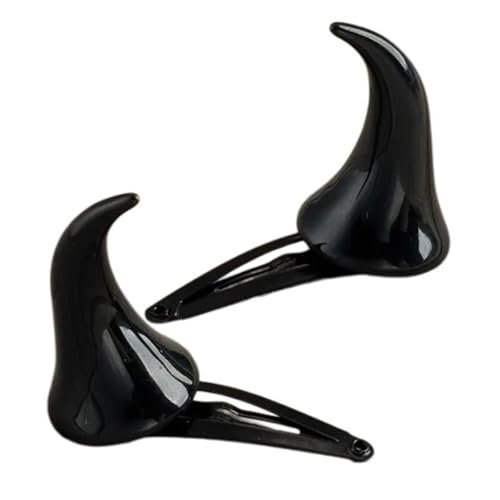 PEVive Ha110ween Teufelshorn Haarspange Haarspange Haarspangen C0sp1ay Kostüme Partyzubehör Haarnadeln Kopfbedeckung Party Dekorationen von PEVive