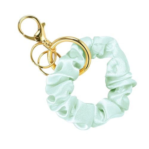 PEVive Multifunktionales Haarband Armband Schlüsselhalter Mode Accessoire Schlüsselanhänger Einzigartiger Schlüsselhalter Geeignet für Sport und Reisen, Grün , As detailed discription von PEVive