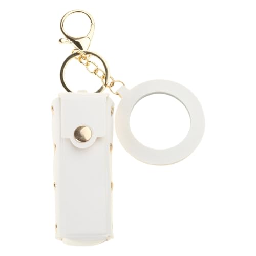 PEVive Tragbarer Lippenstift-Halter, Lippenbalsam-Halter, einfach zu tragen und zu organisieren Ihre Lippenstifte für Frauen und Mädchen, Weiss/opulenter Garten von PEVive