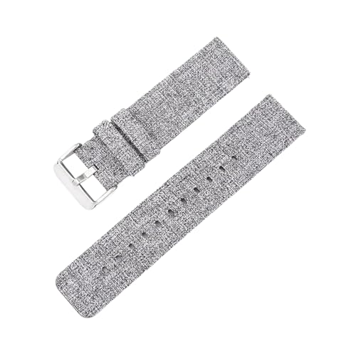 PEtbon 12/14/16/18/20/22mm leuchtendes Nylon-Canvas-Schnellverschluss-Uhrenarmband für Damen und Herren, Smartwatch von PEtbon