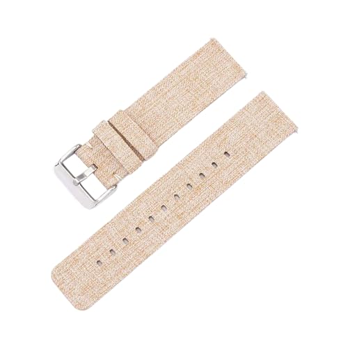 PEtbon 12/14/16/18/20/22mm leuchtendes Nylon-Canvas-Schnellverschluss-Uhrenarmband für Damen und Herren, Smartwatch von PEtbon