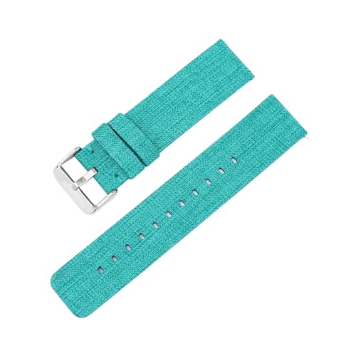 PEtbon 12/14/16/18/20/22mm leuchtendes Nylon-Canvas-Schnellverschluss-Uhrenarmband für Damen und Herren, Smartwatch von PEtbon