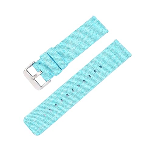 PEtbon 12/14/16/18/20/22mm leuchtendes Nylon-Canvas-Schnellverschluss-Uhrenarmband für Damen und Herren, Smartwatch von PEtbon