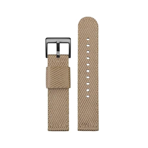 PEtbon 18/20/22/24 m Herren-Armband mit Schnellverschluss, weiches, hautfreundliches Nylon-Armband, Ersatz für Smartwatches, mechanische Uhren von PEtbon