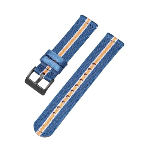 PEtbon 18/20/22/24mm weiches Nylon-Uhrenarmband für mechanische Uhren, Herren und Damen, Schnellverschluss, Ersatz-Armband aus Segeltuch von PEtbon