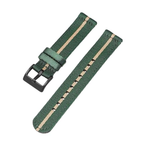 PEtbon 18/20/22/24mm weiches Nylon-Uhrenarmband für mechanische Uhren, Herren und Damen, Schnellverschluss, Ersatz-Armband aus Segeltuch von PEtbon