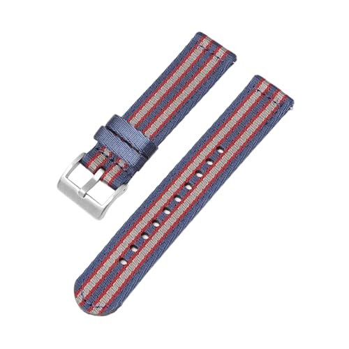 PEtbon 18/20/22/24mm weiches Nylon-Uhrenarmband für mechanische Uhren, Herren und Damen, Schnellverschluss, Ersatz-Armband aus Segeltuch von PEtbon