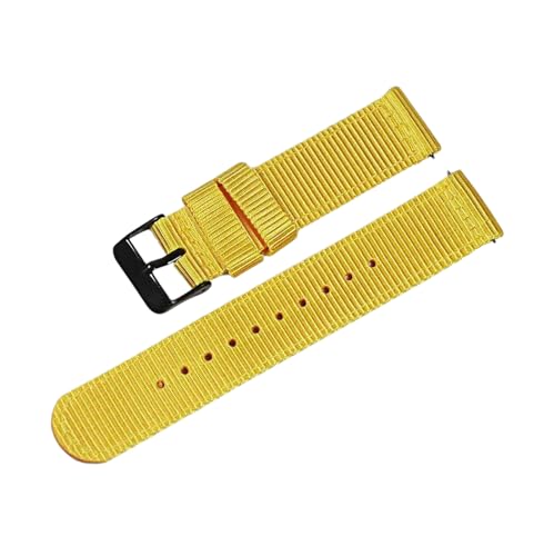 PEtbon 18/20/22mm silbrig/gold/roségold/schwarz gewebtes Nylon-Uhrenarmband aus Edelstahl mit Dornschließe und Schnellverschluss-Federsteg von PEtbon