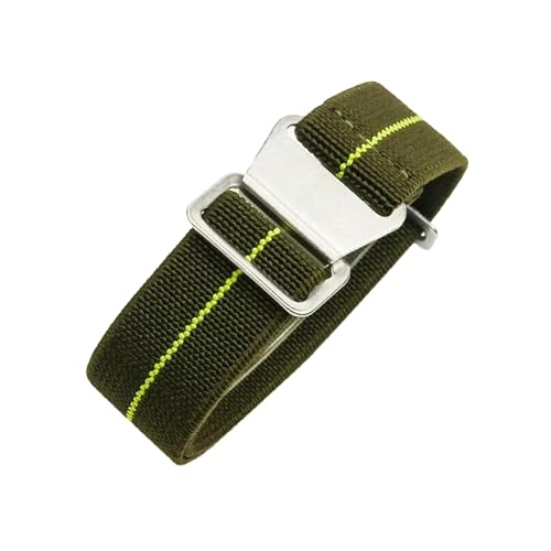 PEtbon 18mm/20mm/22mm wasserdichtes elastisches Nylon-Uhrenarmband für Quarzuhren, mechanische Uhren von PEtbon