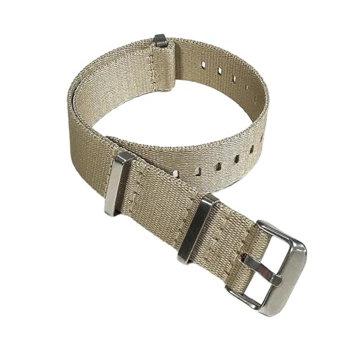 PEtbon 20/22mm mehrfarbiger Nylon-Uhrenarmband-Ersatz mit gestreiftem Aufdruck, wasserdichtes Armband für Herren und Damen im Militärstil von PEtbon