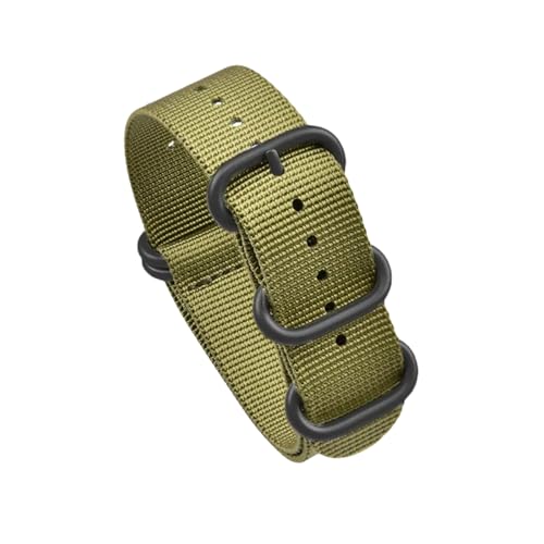 PEtbon 20mm/22mm Heavy Duty Nylon Woven Armband Edelstahl Ring Schnalle Männer Uhrenarmband Ersatz von PEtbon