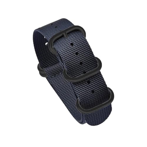 PEtbon 20mm/22mm Heavy Duty Nylon Woven Armband Edelstahl Ring Schnalle Männer Uhrenarmband Ersatz von PEtbon