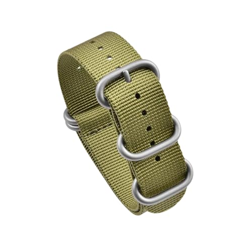 PEtbon 20mm/22mm Heavy Duty Nylon Woven Armband Edelstahl Ring Schnalle Männer Uhrenarmband Ersatz von PEtbon