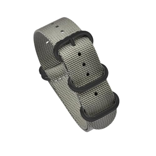 PEtbon 20mm/22mm Heavy Duty Nylon Woven Armband Edelstahl Ring Schnalle Männer Uhrenarmband Ersatz von PEtbon