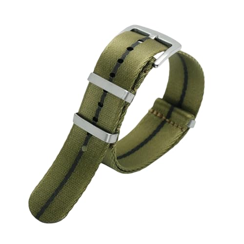 PEtbon 20mm/22mm glattes, hautfreundliches, gewebtes Nylon-Uhrenarmband als Ersatz für mechanische Herrenuhren von PEtbon