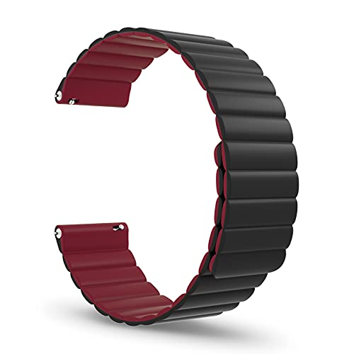 Magnetisches Uhrenarmband aus Silikon, Schnellentriegelung, Smart-Watch-Bänder 22 mm, Versa 2 Fenix 5 Plus, Forerunner 935 945 S60 S62 GT2 Herren Gen 5 Carlyle Magnetisches Uhrenarmband aus Silikon, Schnellentriegelung, Smart-Watch-Bänder 22 mm, Versa 2 Fenix 5 Plus, Forerunner 935 945 S60 S62 GT2 Herren Gen 5 Carlyle von PFCT-U