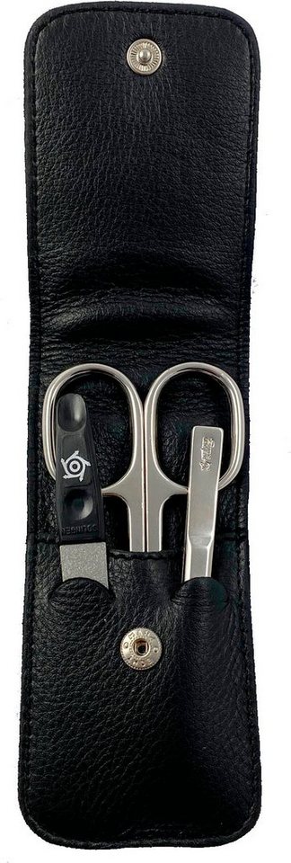 PFEILRING Maniküre-Etui Taschenetui Nappaleder, 3 tlg., Etui aus feinstem Leder, drei Instrumente aus Stahl, klein & handlich. von PFEILRING