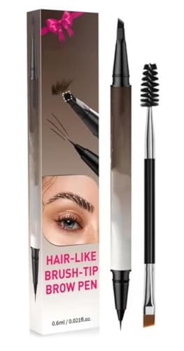 4D Augenbrauenstift – Perfektion für Augenbrauen und Eyeliner – den ganzen Tag lang. 2-in-1-Augenbrauenstift mit zwei Enden und Mikro-Gabel-Applikator, wasserdicht und wischfest. von PFHFRJZLQ