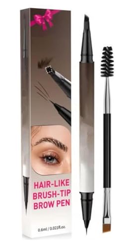4D Augenbrauenstift – Perfektion für Augenbrauen und Eyeliner – den ganzen Tag lang. 2-in-1-Augenbrauenstift mit zwei Enden und Mikro-Gabel-Applikator, wasserdicht und wischfest. von PFHFRJZLQ