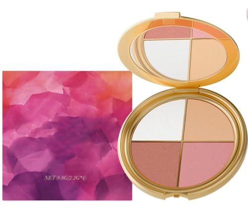 Augen- & Wangenpalette – Definieren Sie Ihr Gesicht. Wasserfester und langanhaltender Lidschatten und Highlighter. 4-in-1-Highlight-Make-up für Frauen. Augen- & Wangenpalette – Definieren Sie Ihr Gesicht. Wasserfester und langanhaltender Lidschatten und Highlighter. 4-in-1-Highlight-Make-up für Frauen. von PFHFRJZLQ