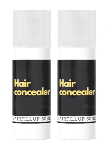 Haar-Concealer, schweißfester, wasserfester Puder zur Verbesserung des Haaransatzes für natürlich volleres und selbstbewussteres Haar, lang anhaltender Concealer für Männer und Frauen von PFHFRJZLQ